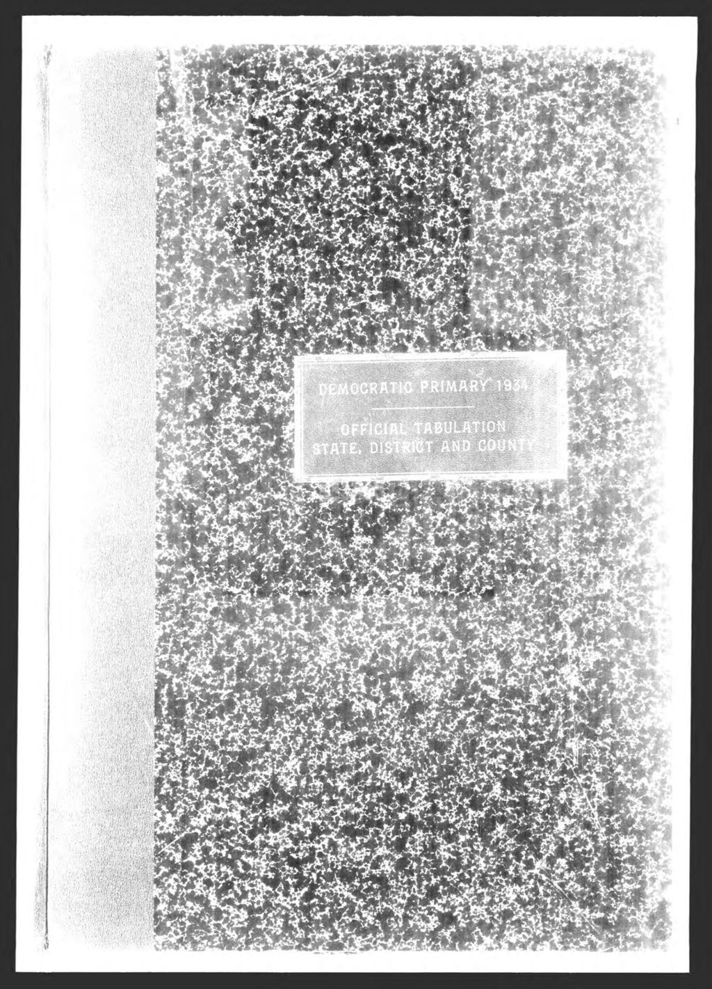 Miniature of Democratic Primary:  State & County Officers
