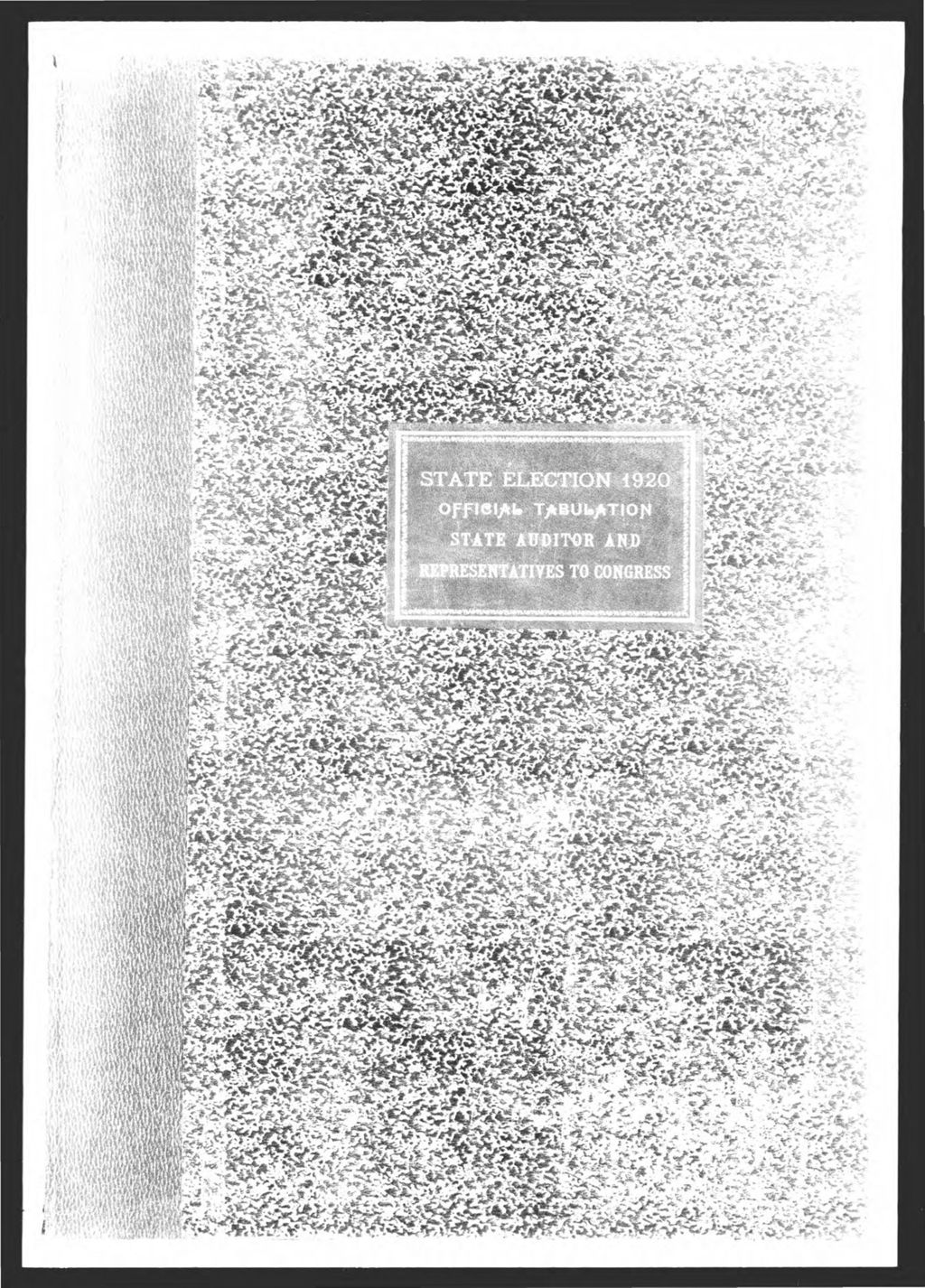 Miniature of General Election: Auditor & Representatives to Congress