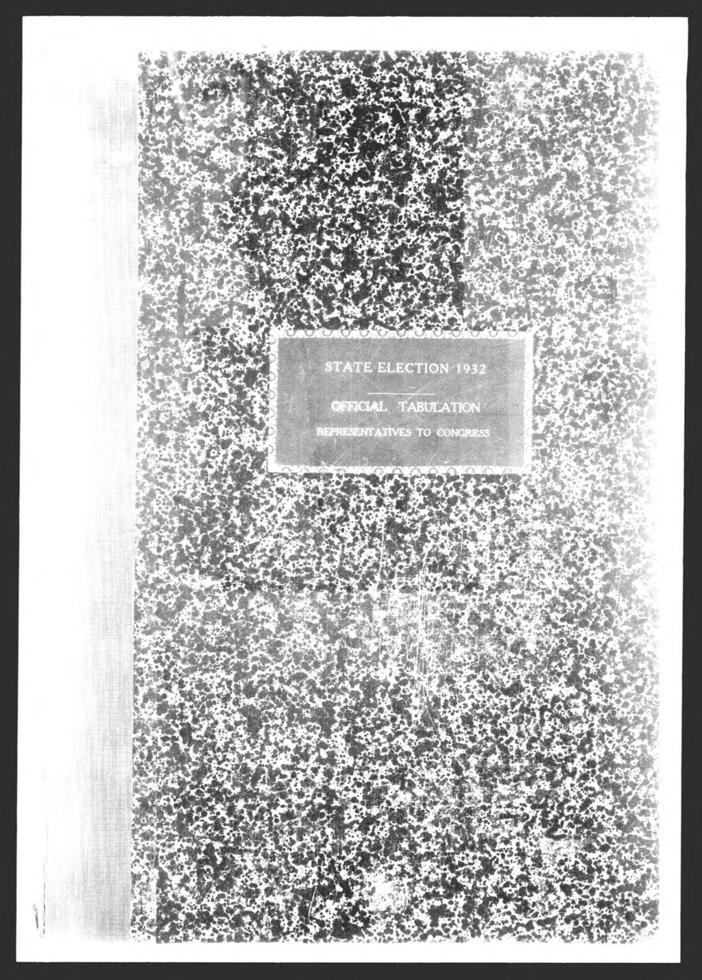 Miniature of General Election: Representatives to Congress