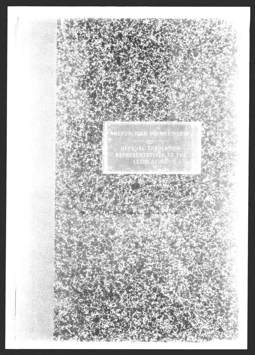 Miniature of Republican Primary:  Representatives to Legislature