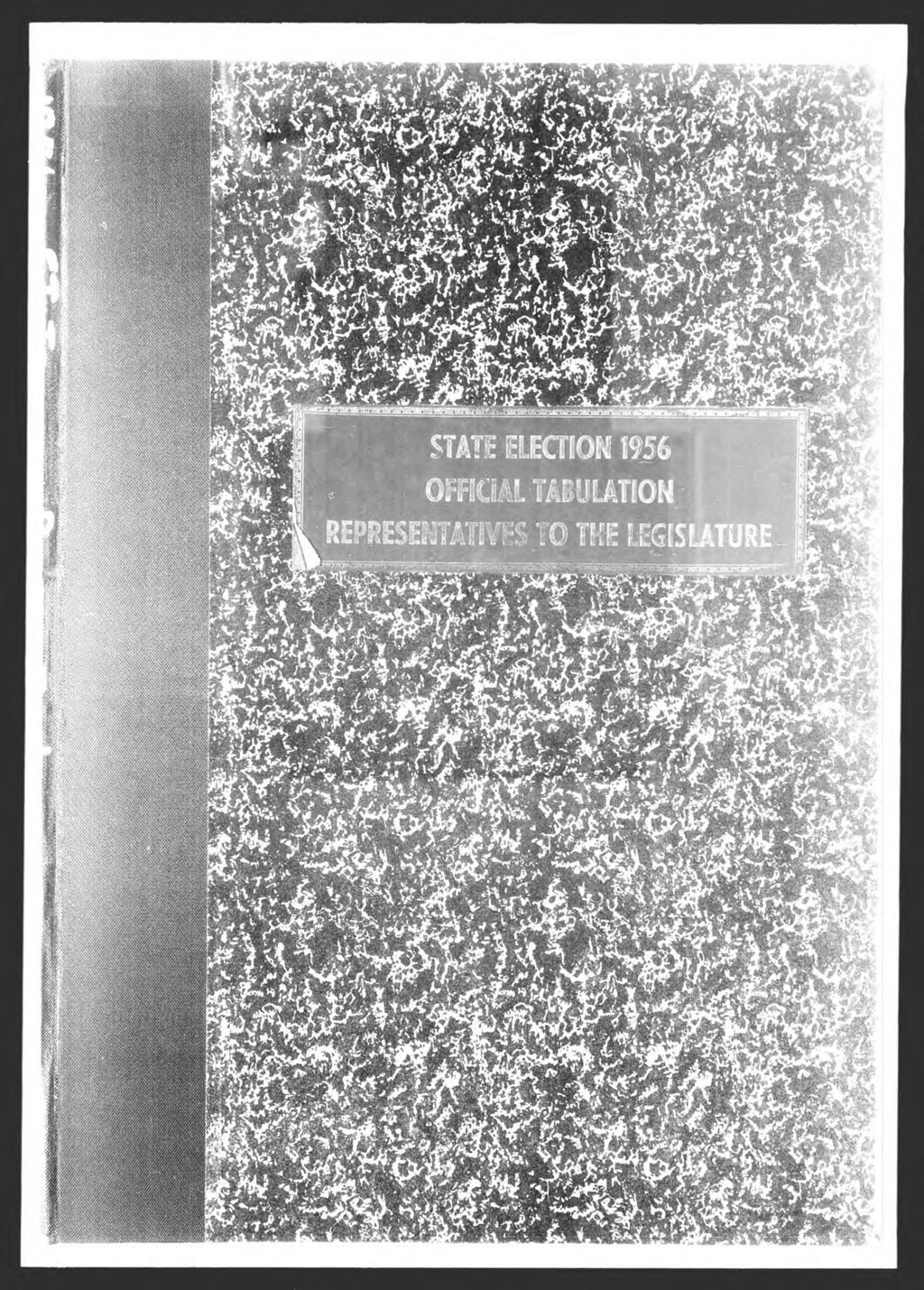 Miniature of General Election: Representatives to Legislature
