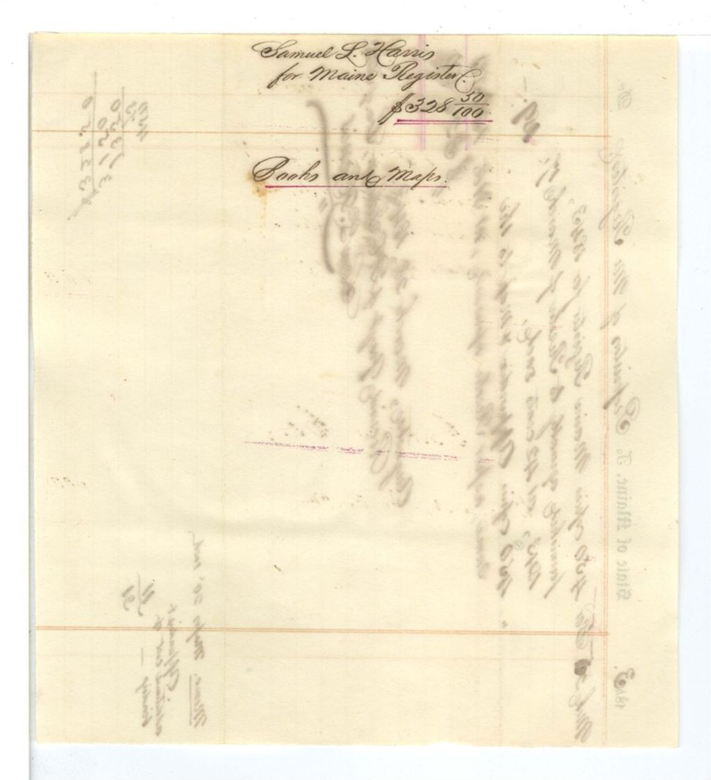 Miniature of Samuel L. Harris for Maine Registery