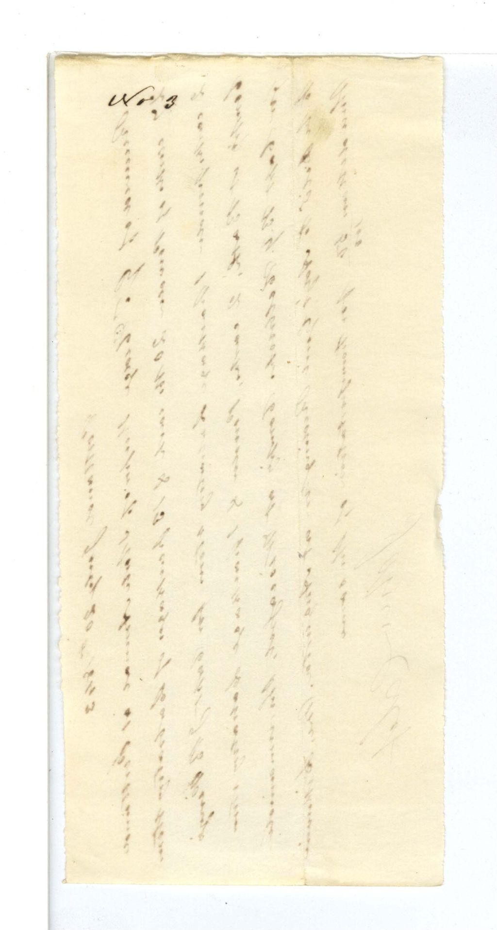 Miniature of Transportation - Bill No. 7: G. J. Hedge - Voucher No. 3:  John Cadet