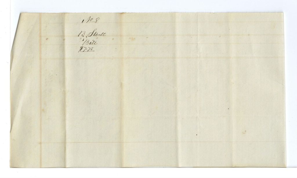 Miniature of Transportation - Bill No. 8: B. Swett