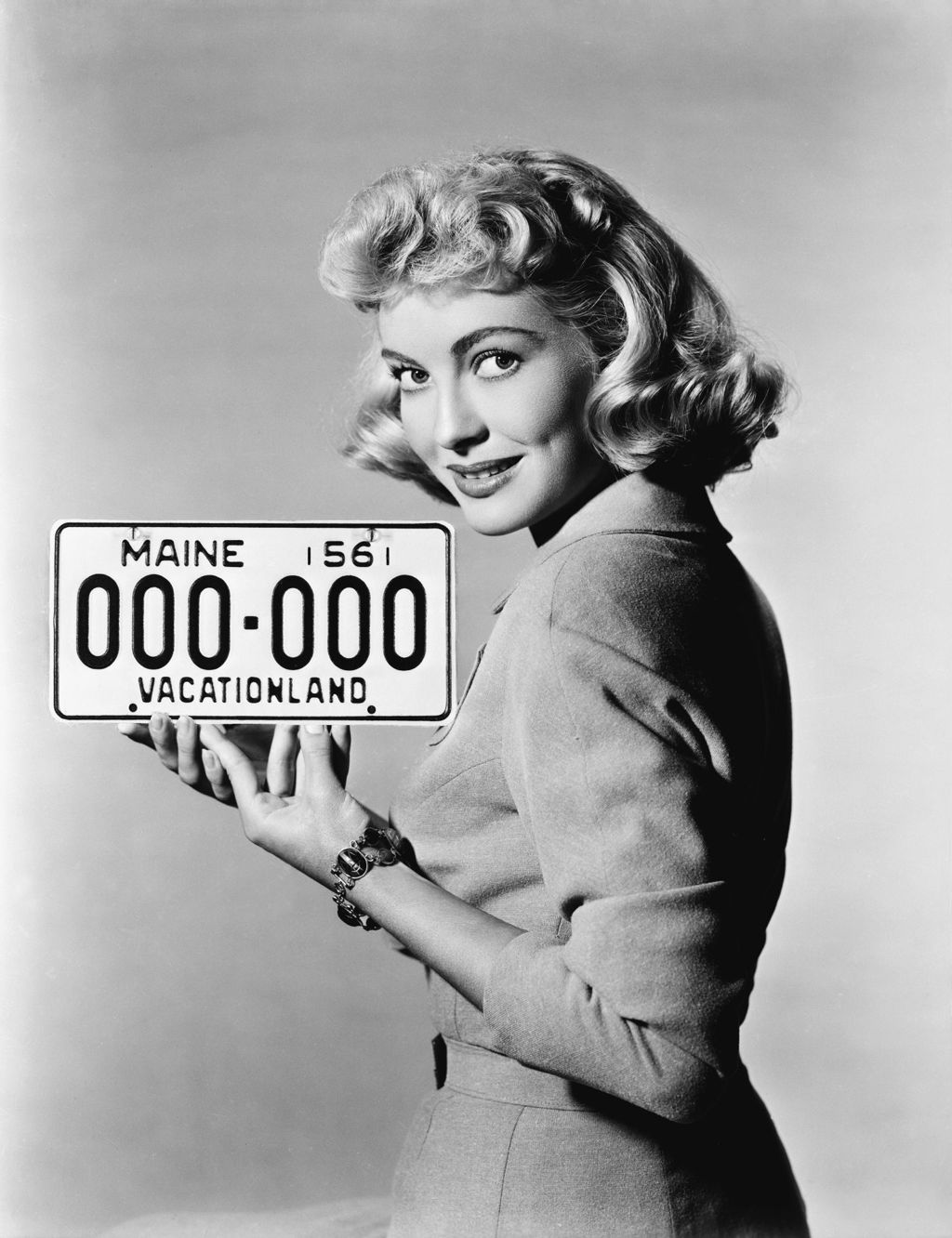 Miniature of License plate 1956, Lori Nelson