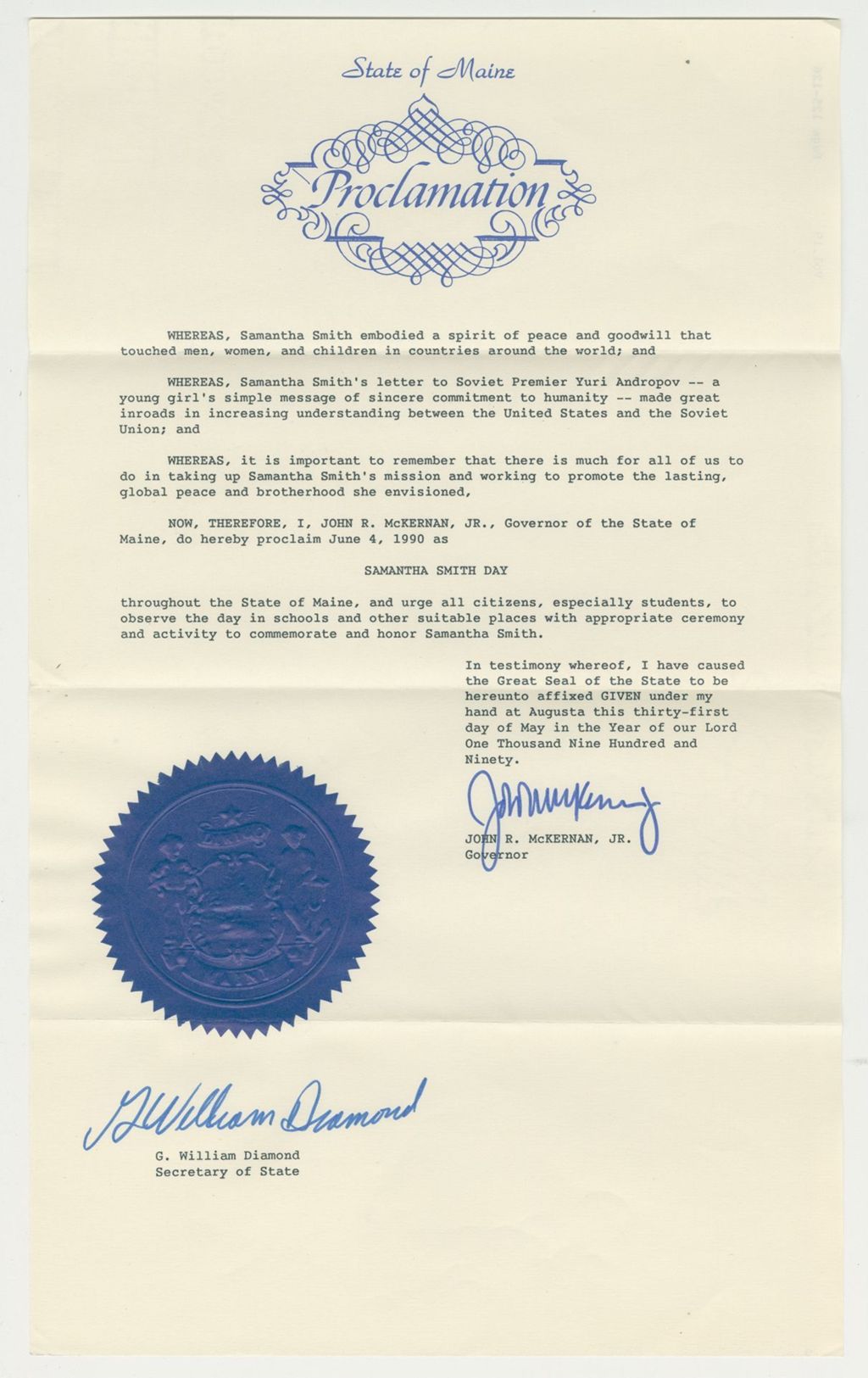 Miniature of Samantha Smith Day