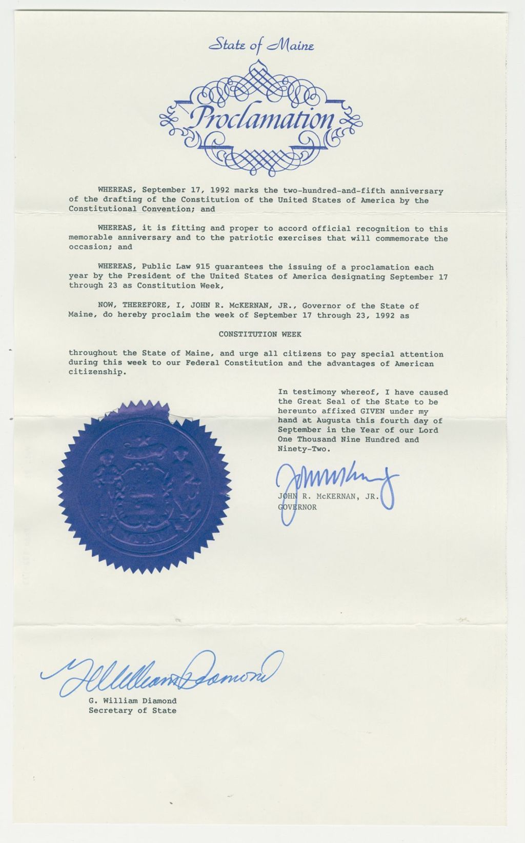 Miniature of Constitution Week