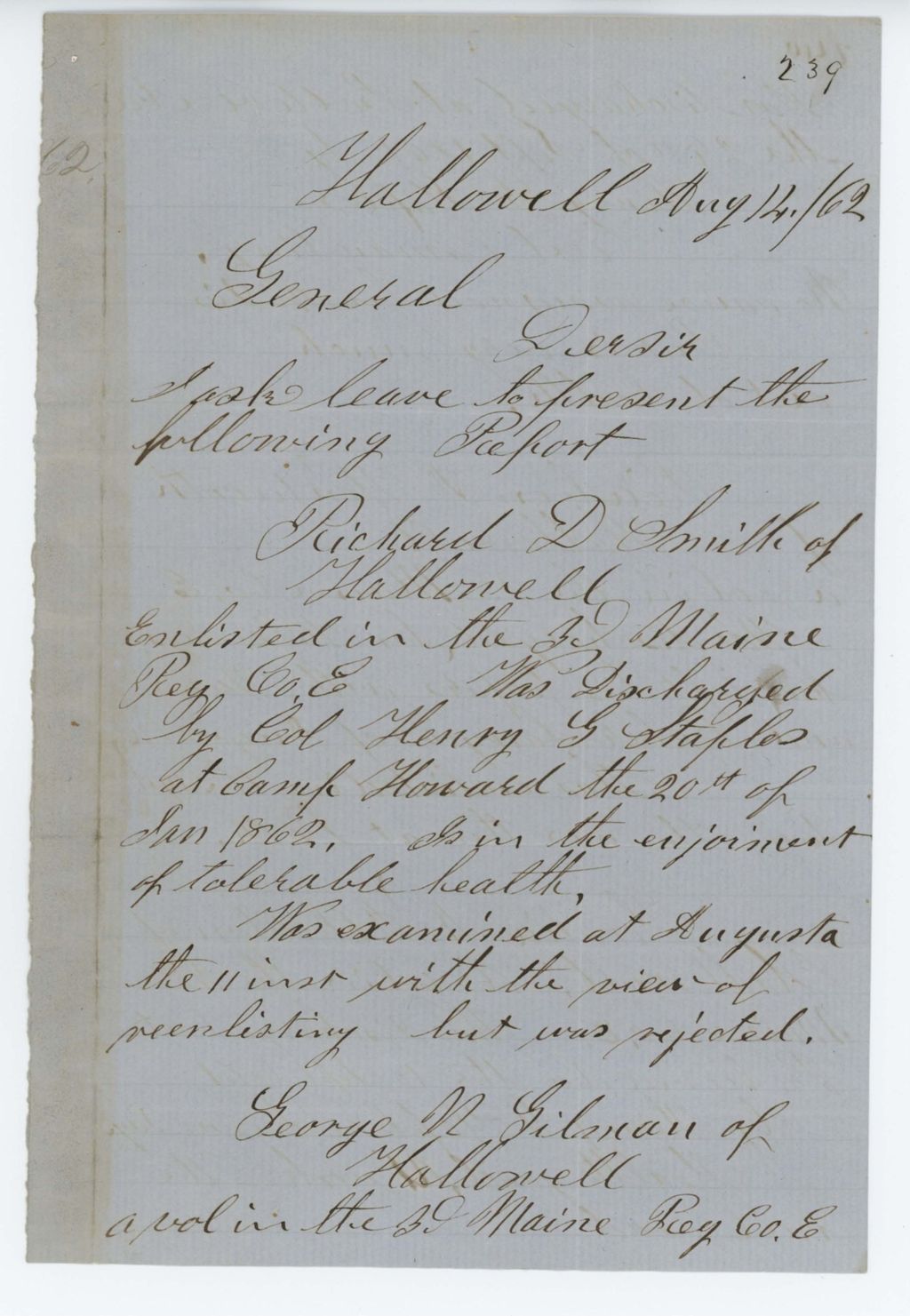 Miniature of Absent Soldiers: Correspondence from J. Boynton