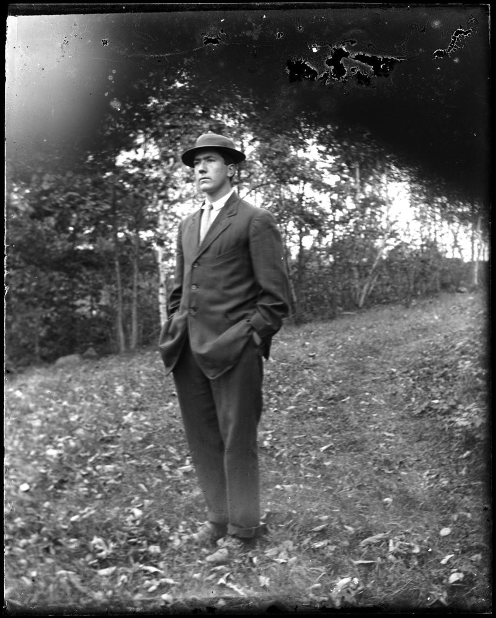 Miniature of Outdoor, Full Length Portrait Of A Man In A Suit