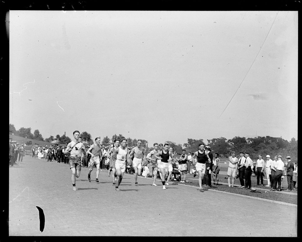 Miniature of Runners At A Track Meet