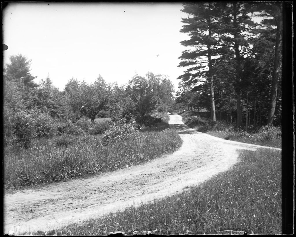Miniature of Rural Road Through Fields & Woods