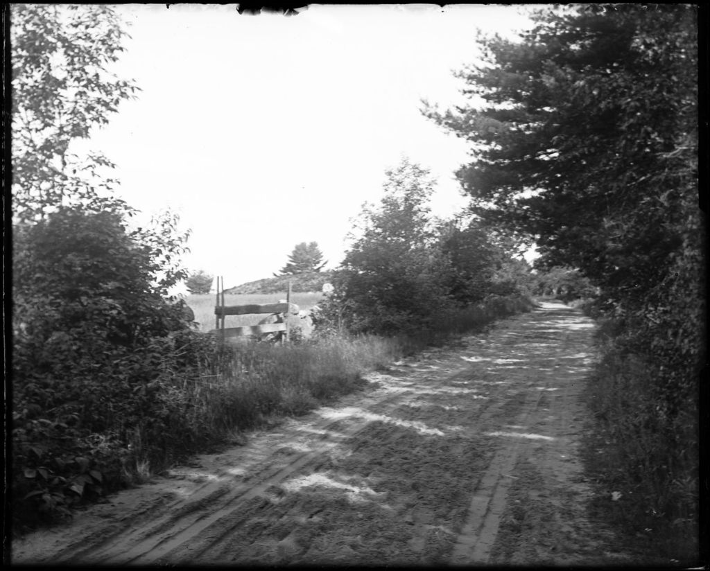 Miniature of Rural Road Past A Pasture Gate