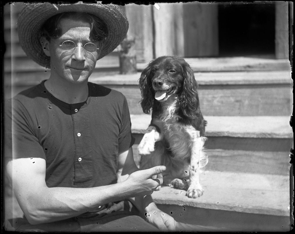 Miniature of Self Portrait With Dog
