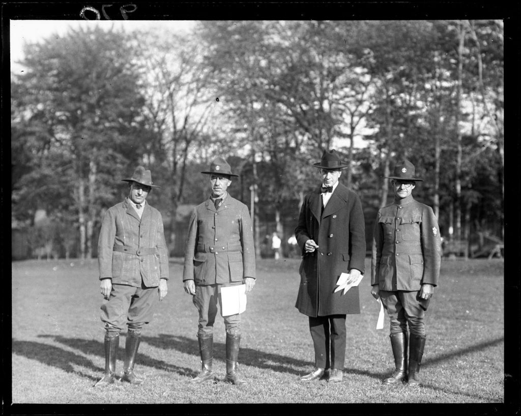 Miniature of George French With Officials Of The Boy Scouts Of America