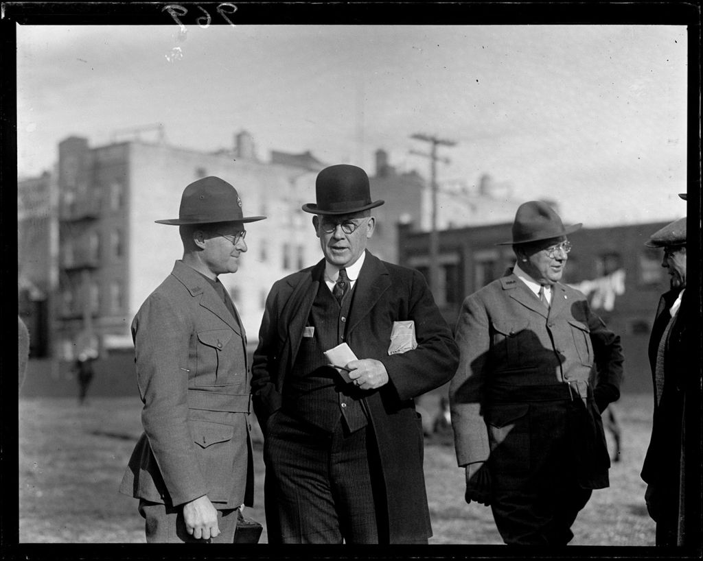 Miniature of George French With Officials Of The Boy Scouts Of America