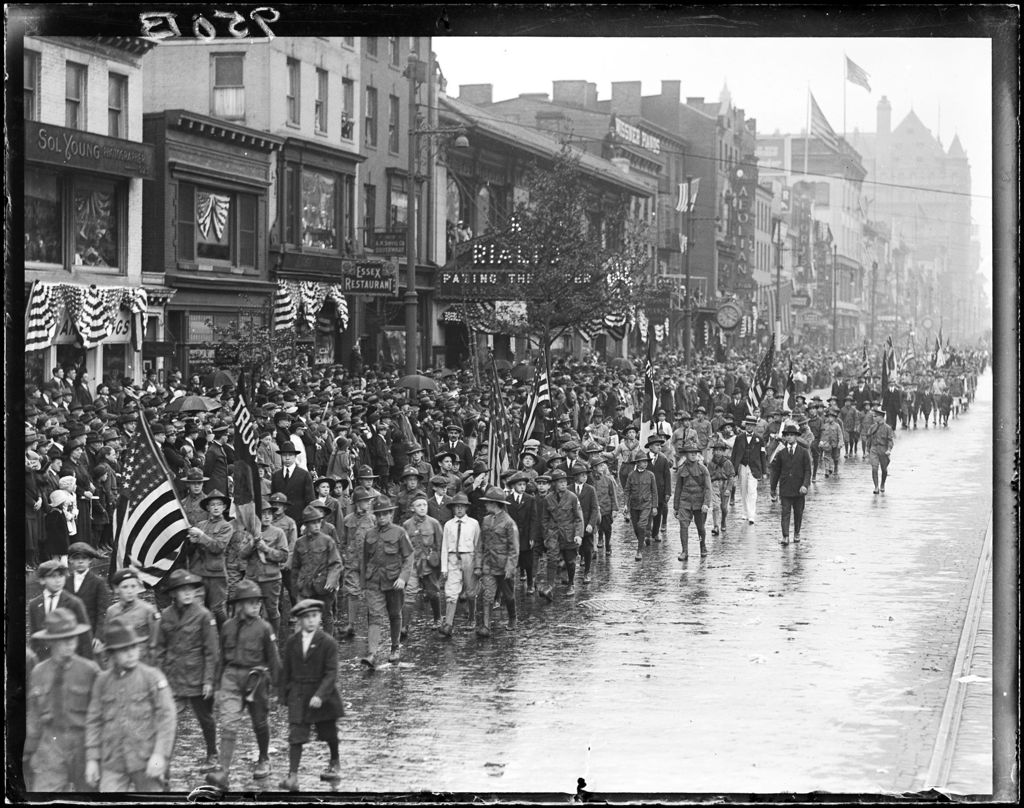 Miniature of Boy Scouts Parading, National Convention Week Event, Newark Nj