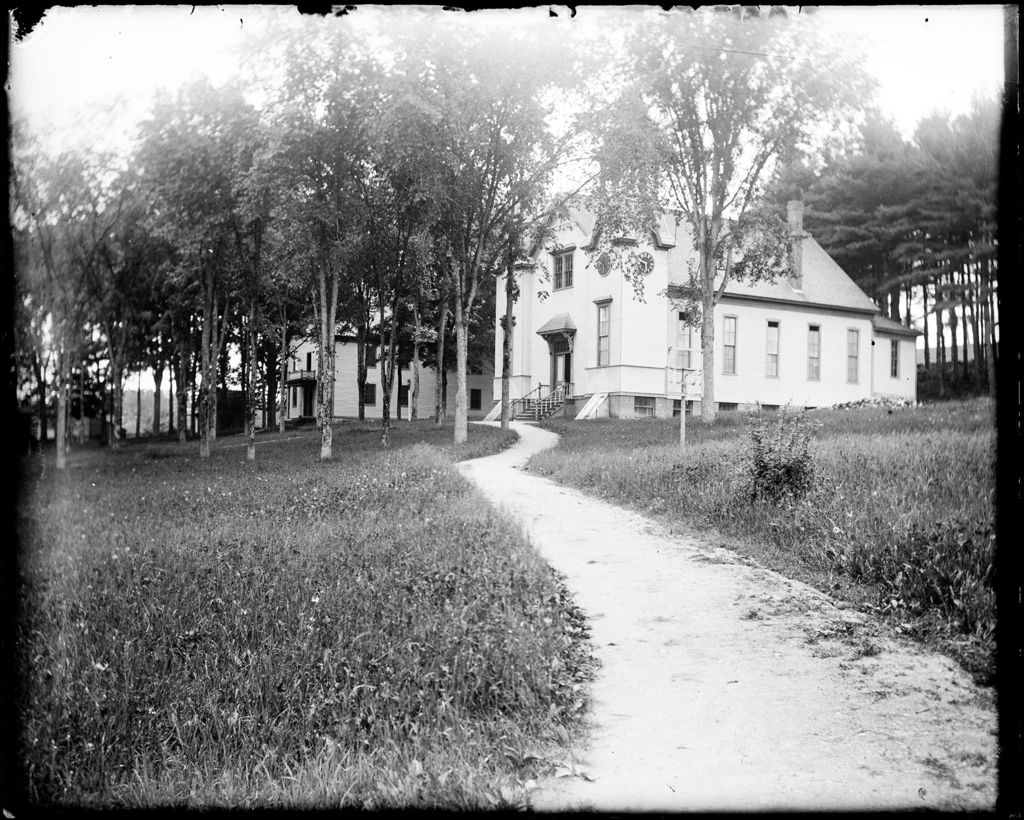 Miniature of Gravel Walk Leading Up To A School Building