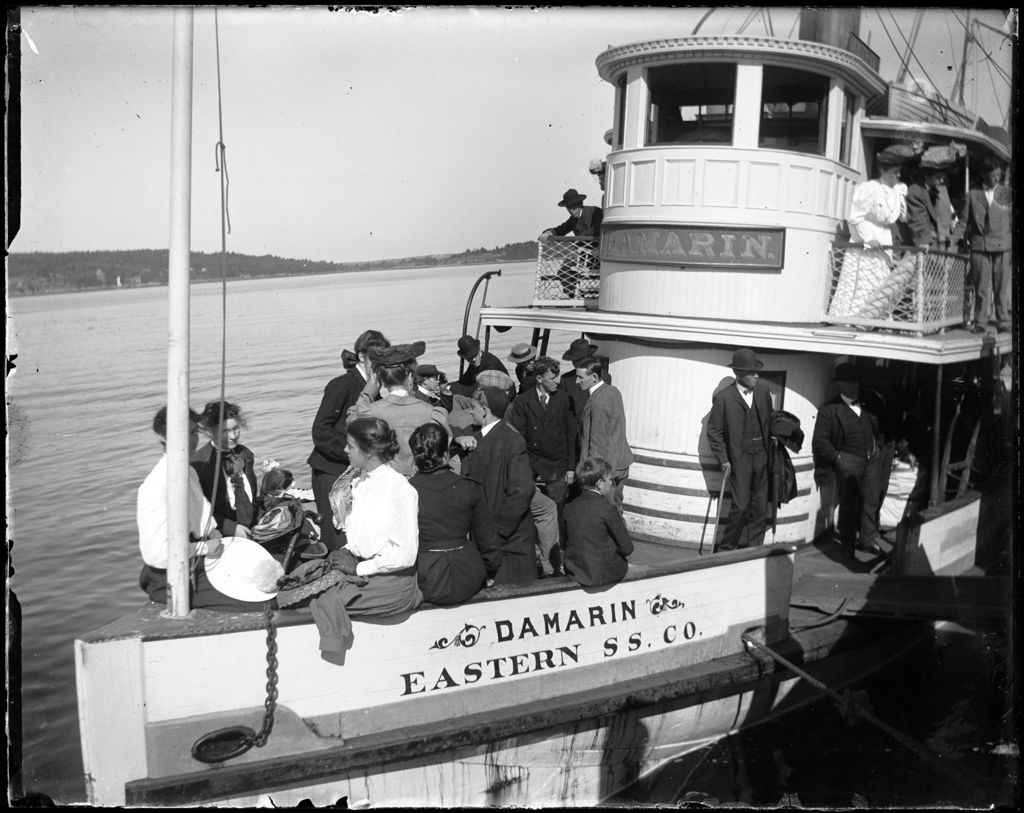 Miniature of Bates College Class Outing, Steamship 'damarin", Eastern Ss. Co.