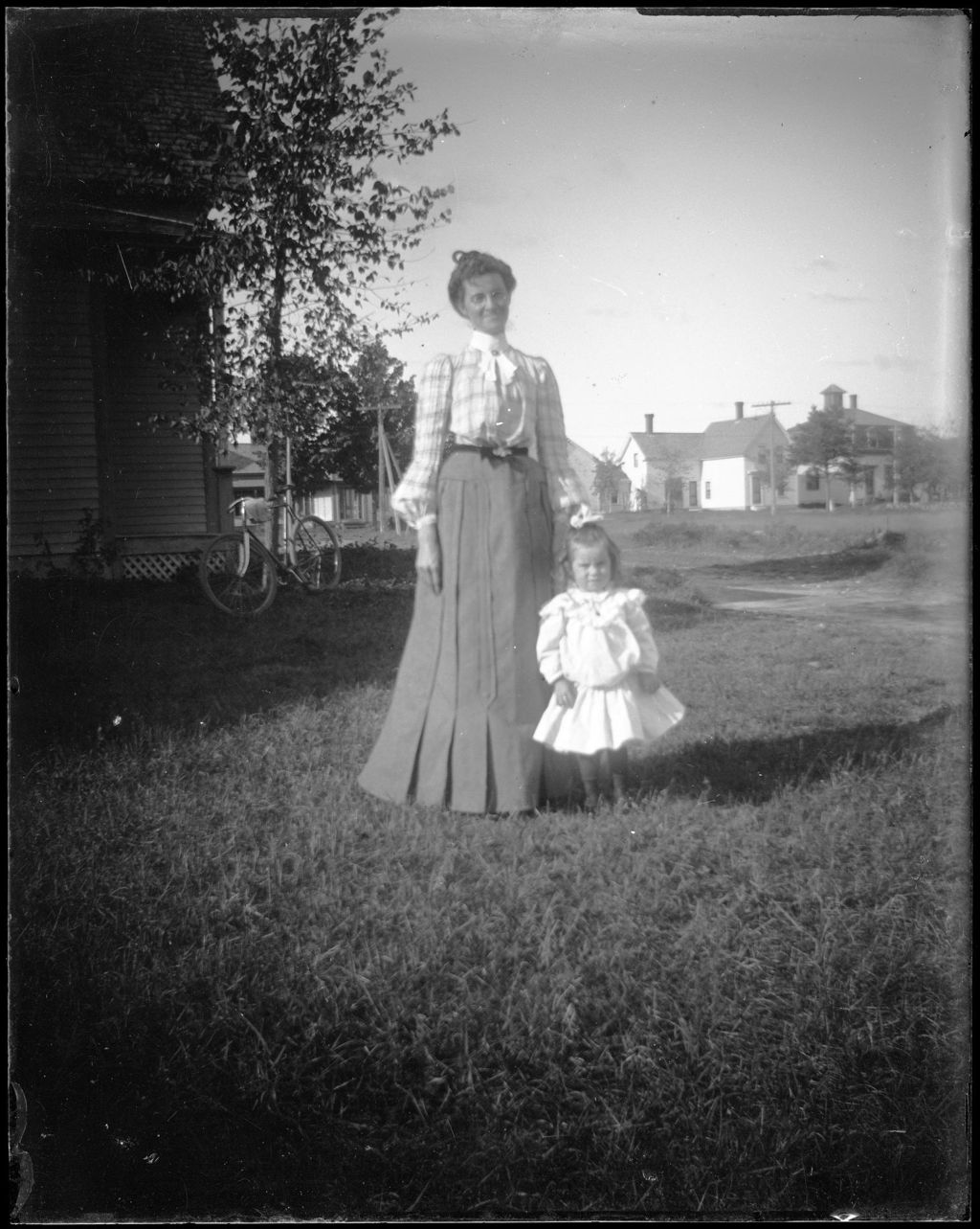 Miniature of Outdoor Portrait Of Woman (Josie Ridlon) With Young Child