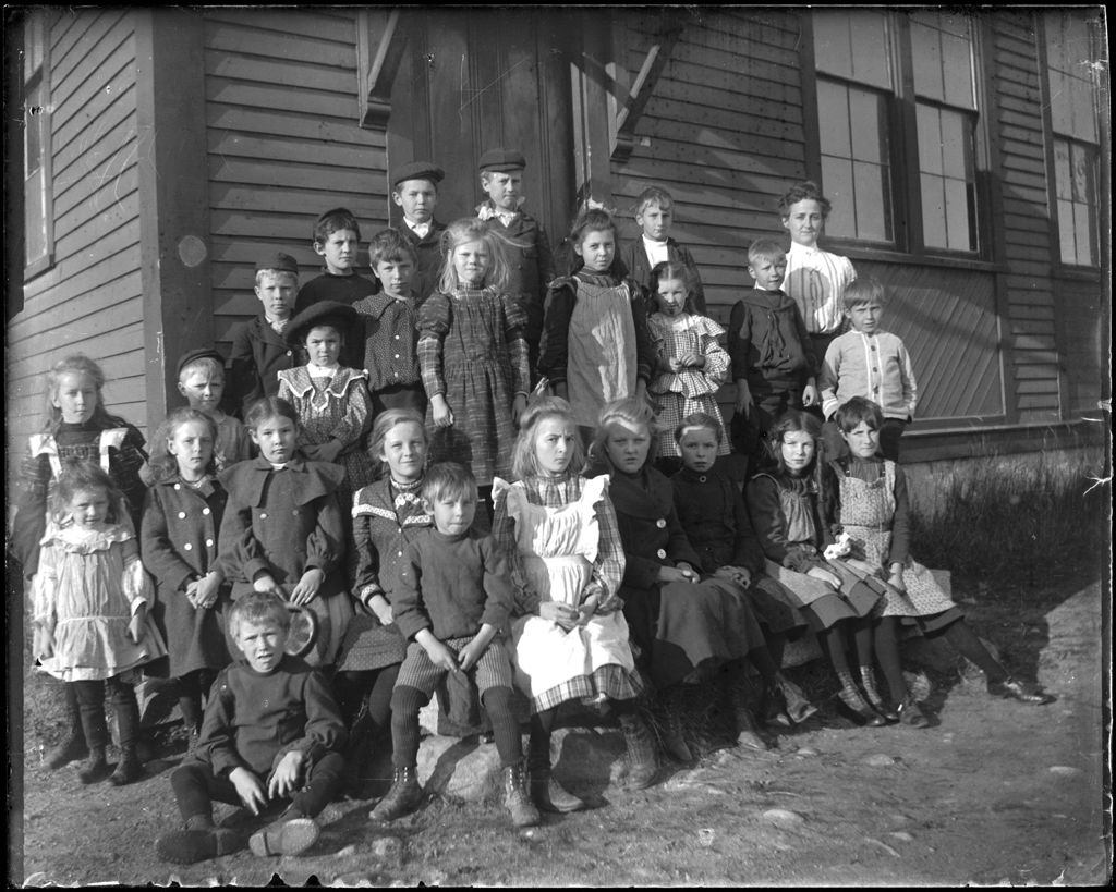 Miniature of Rural School Group, Kezar Falls, Me