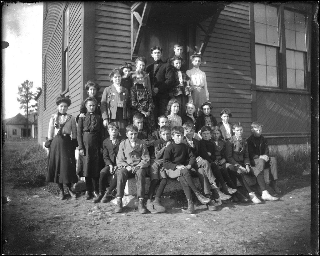 Miniature of Rural School Group, Kezar Falls, Me
