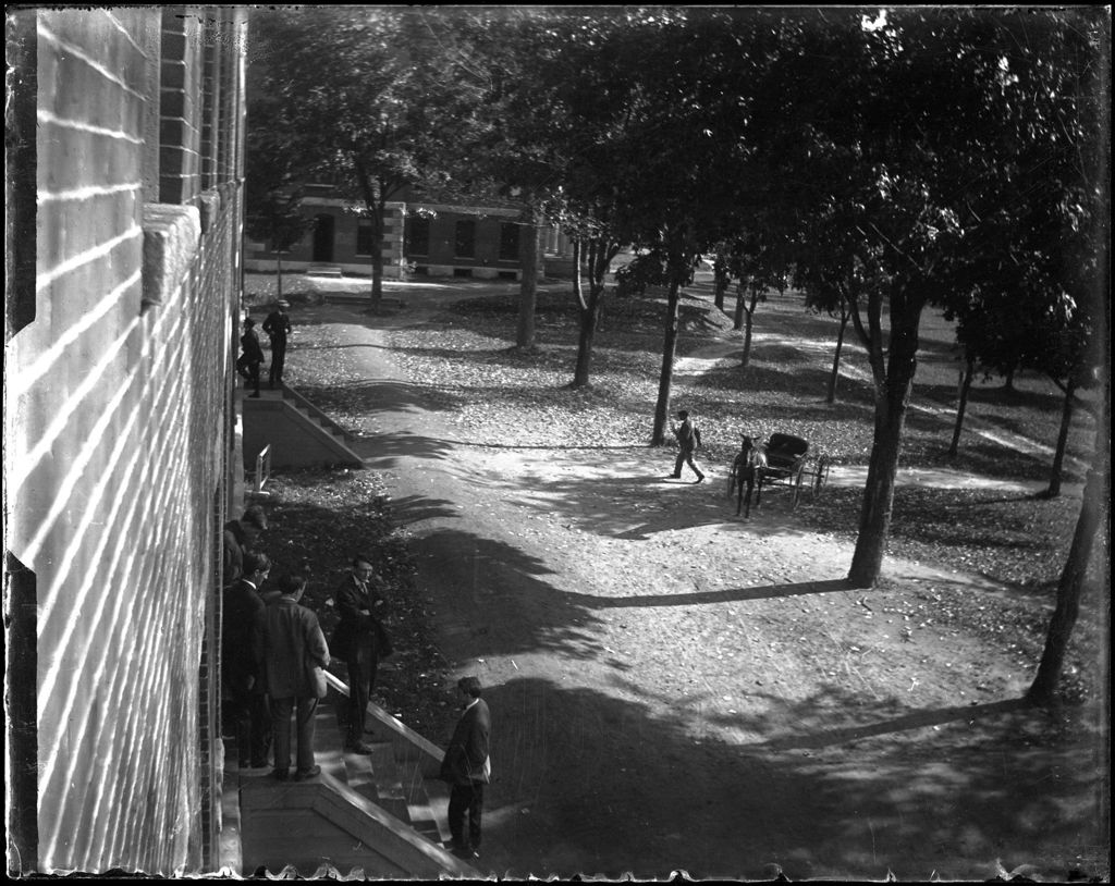 Miniature of Campus Activity Outside A Dorm Room (Bates College)