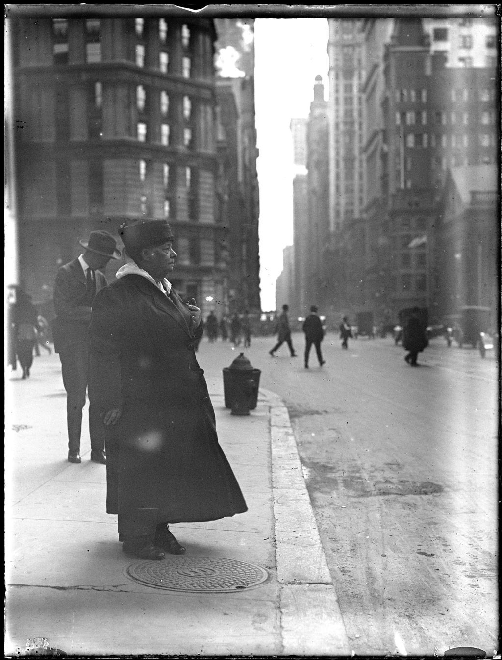 Miniature of Woman Standing On A New York City Street