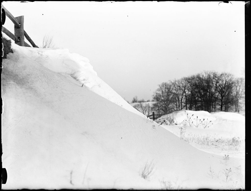 Miniature of A Snowy Embankment