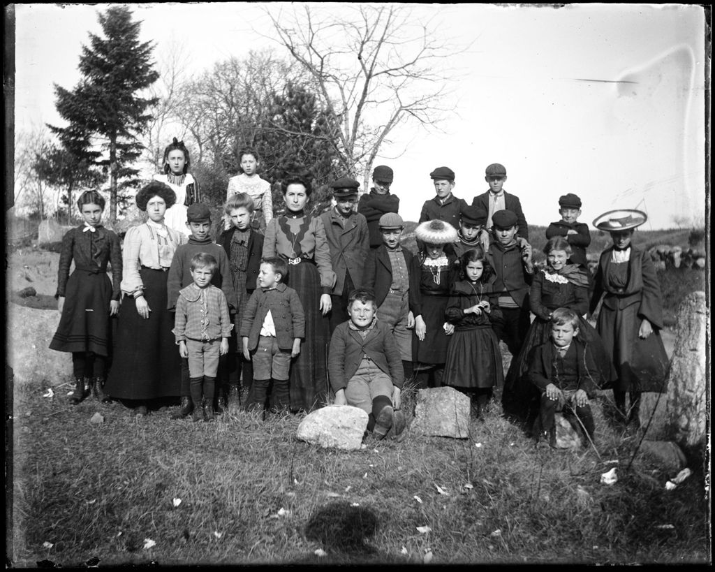 Miniature of School Group Outside