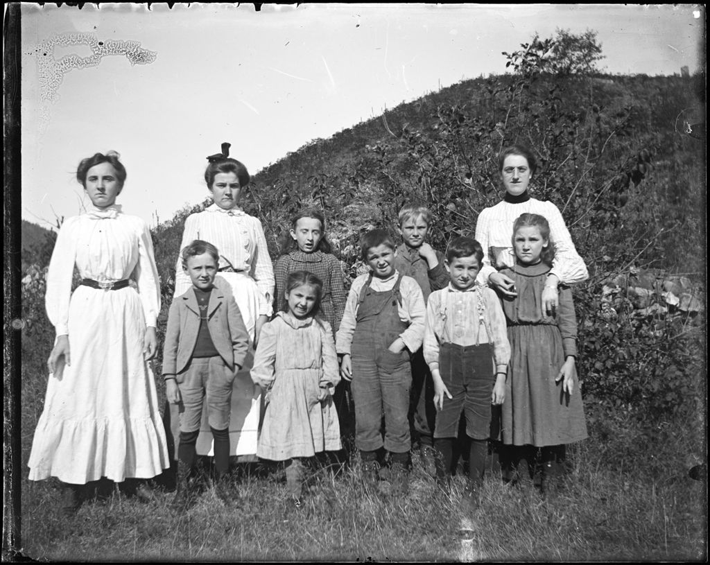 Miniature of Group Of School Children With Their Teacher