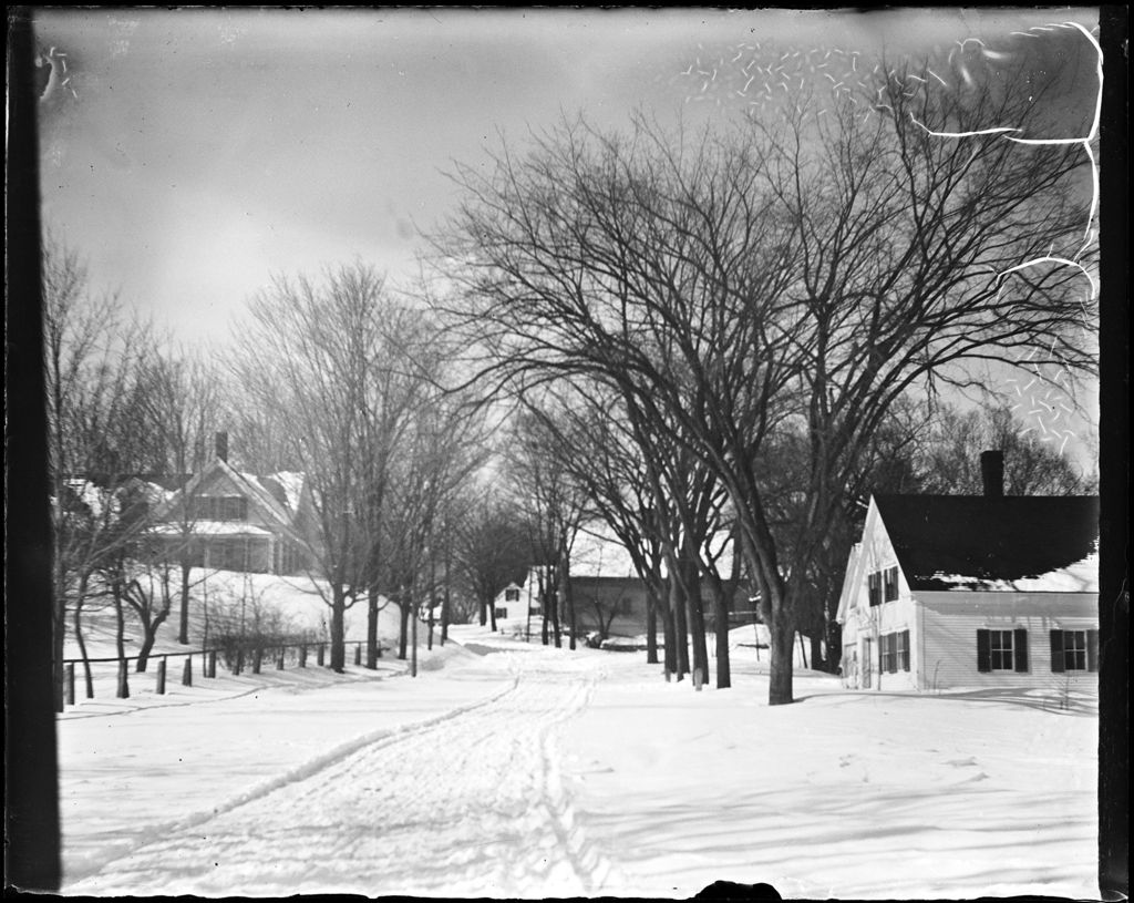 Miniature of Snow Covered Street In Brownfield
