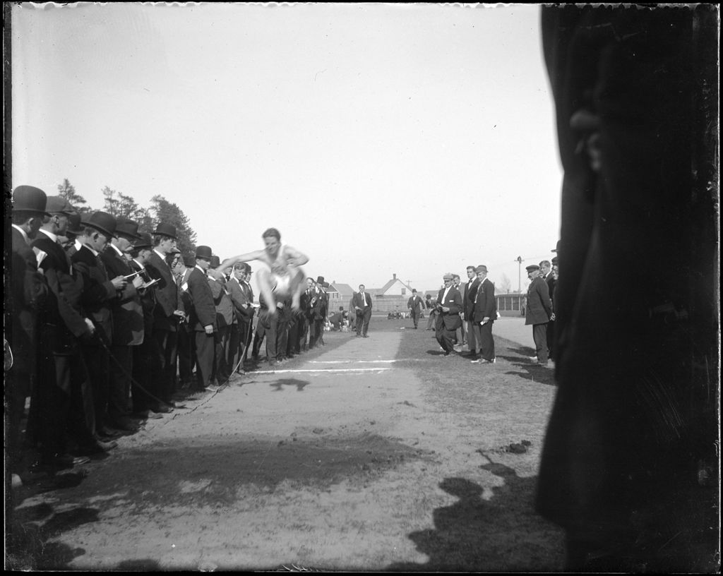 Miniature of Long Jump Competition At A Track & Field Meet