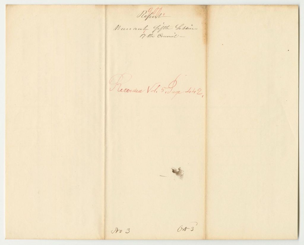 Miniature of Report 900: Warrant for the 5th Session of the 17th Council