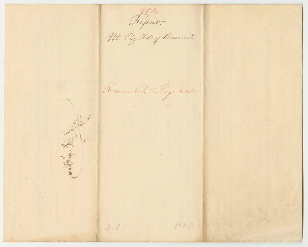 Miniature of Report 904: Warrant for the Payroll of the Council