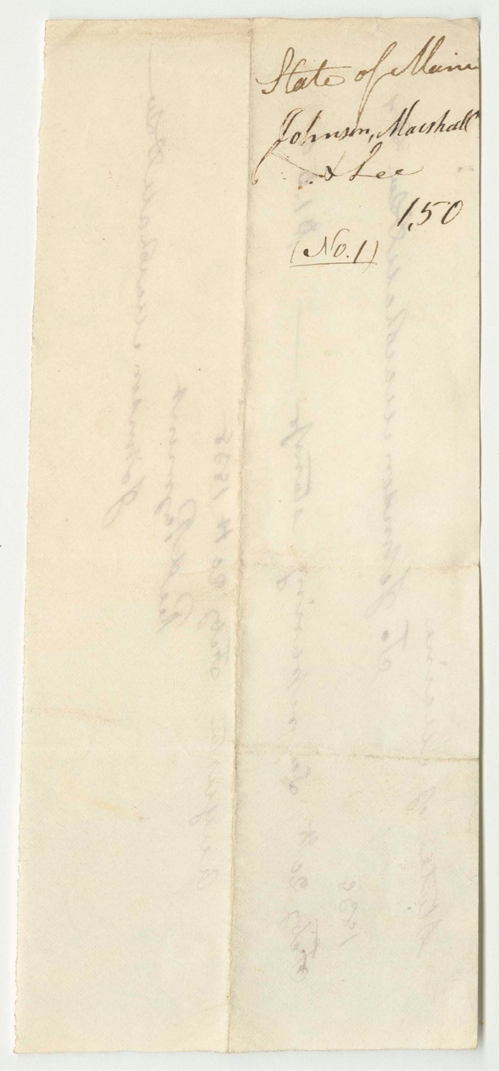 Miniature of Receipts from the Account of John Richards, Superintendent of Public Buildings