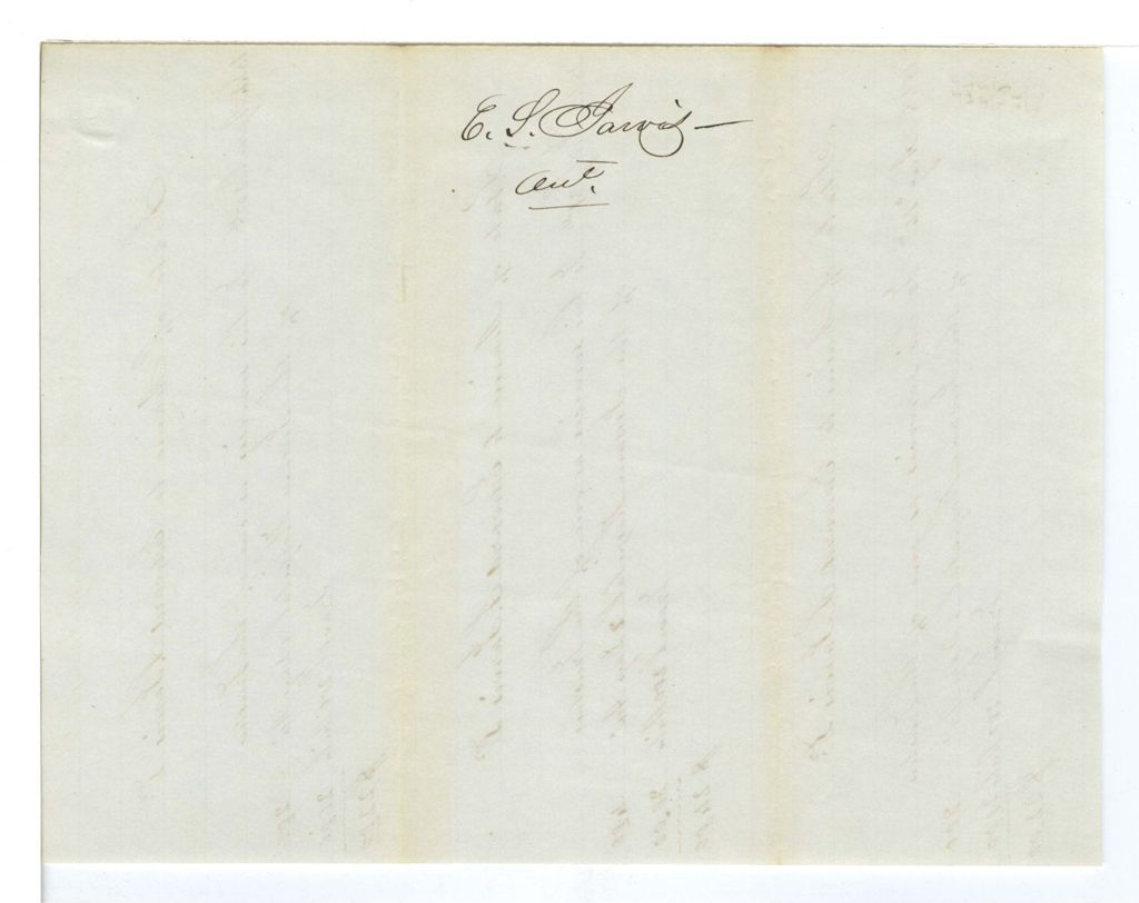 Miniature of Account of E. S. Jarvis