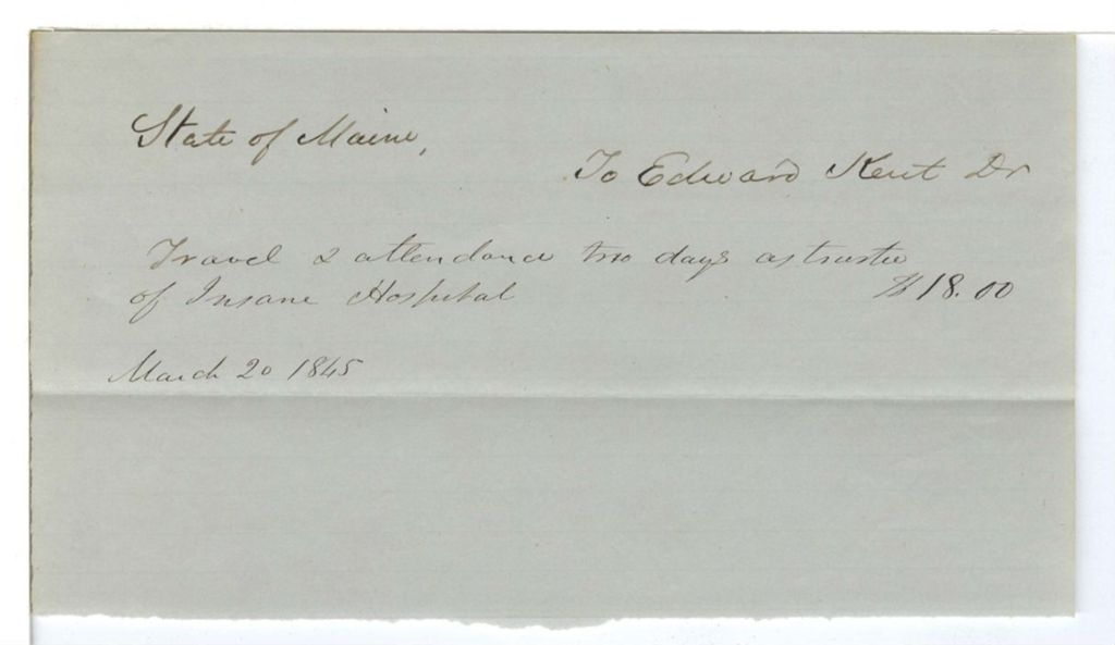 Miniature of Voucher, Edward Kent