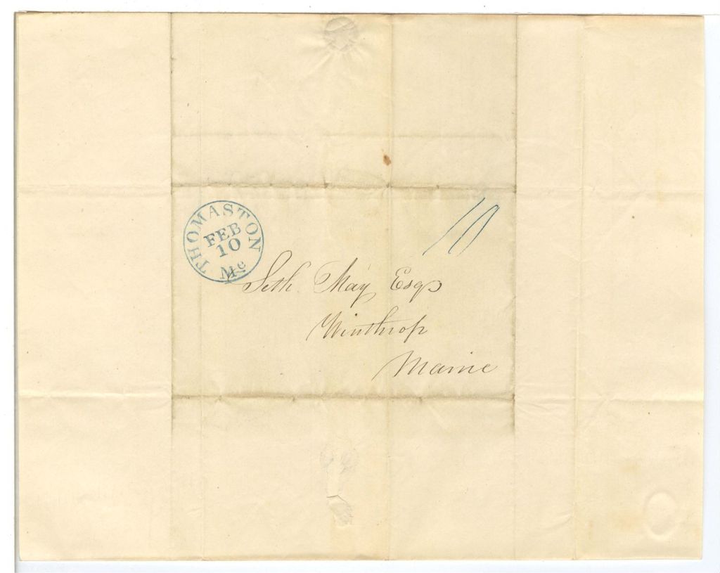 Miniature of Benjamin Carr, Warden's Certification of Conduct