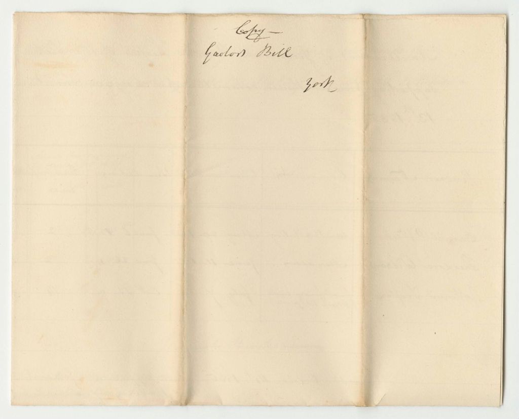 Miniature of Account of Jeremiah Brooks, Keeper of the State's Gaol at Alfred in the County of York, of the Expenses Incurred for Supporting Prisoners Therein Committed Upon Charge or Conviction of Crimes and Offences Against the State from May 19th to October 13th 1835