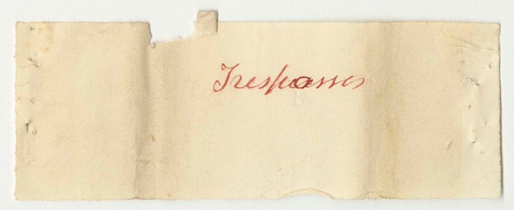 Miniature of Receipts for Services Looking for Trespass on Maine Lands