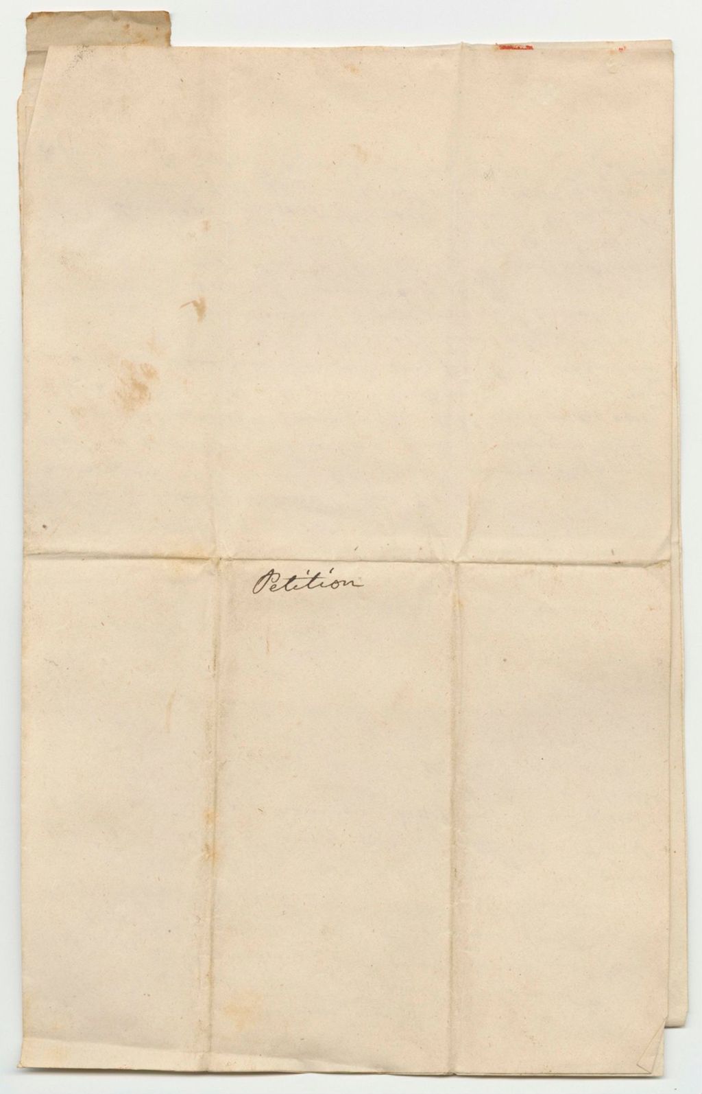 Miniature of Petition of the Inhabitants of the Town of Poland and Its Vicinity, in the County of Cumberland, for the Pardon of Joseph H. Rich