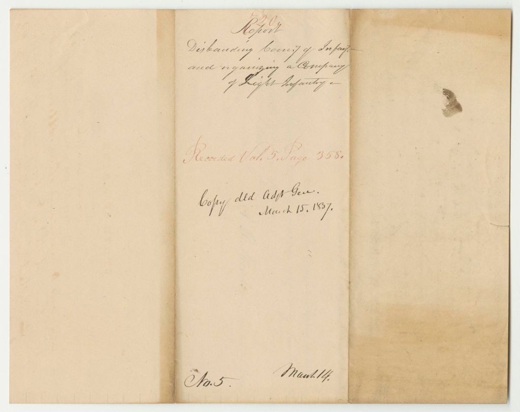 Miniature of Report 720: Report on the Petition of Moses H. Young and Others Regarding a Militia Company in Belfast
