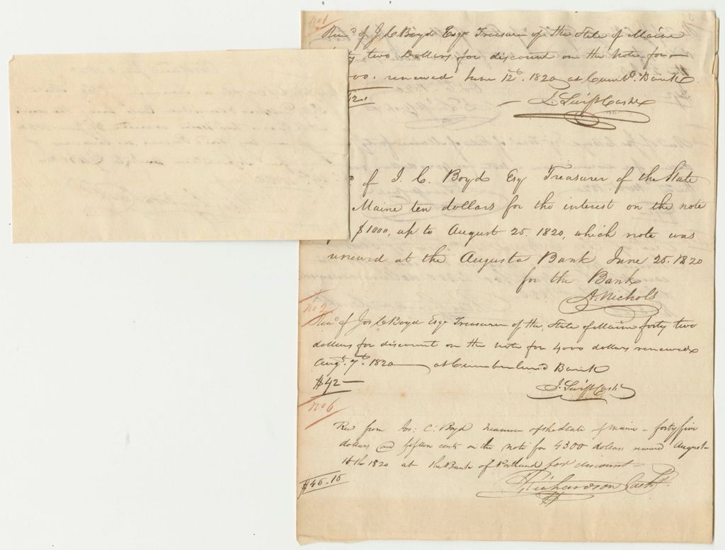 Miniature of Recepits No. 1 to 10