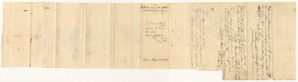 Miniature of Petition of R.B. Jennings and Others for an Artillery Company in Livermore