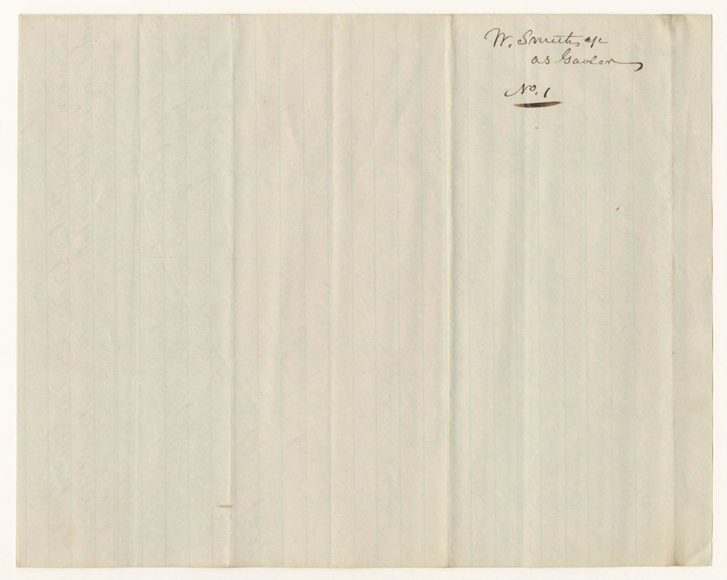 Miniature of Accounts exhibited by William Smith, Keeper of the States Gaol in Machias, for the board of Prisoners therein confined for crimes committed against the State from December 19th 1840 to December 17th 1841