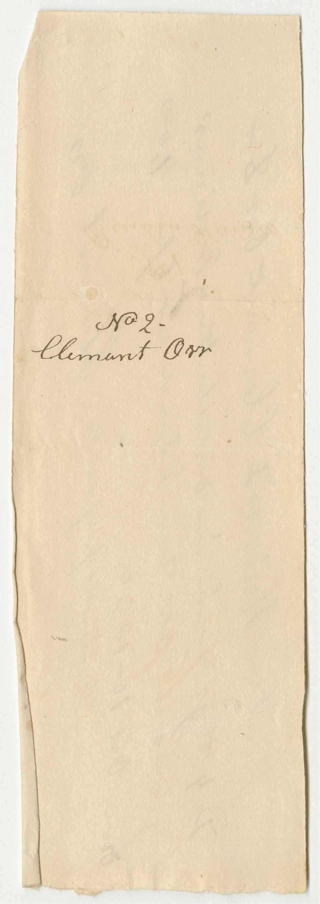 Miniature of Vouchers from the Account of Reuben Haines for Ploughing for the Penobscot Indians