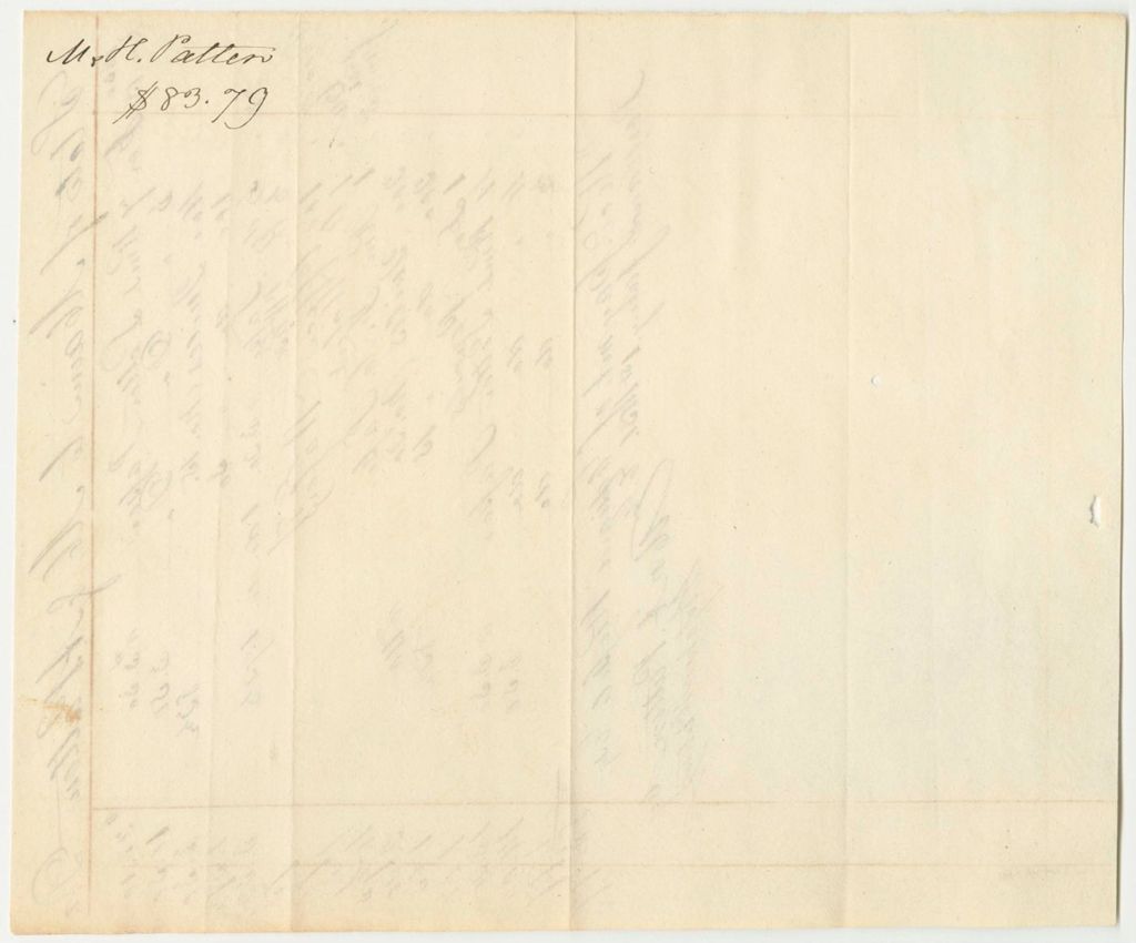 Miniature of Account of M & A Patten for Stationary
