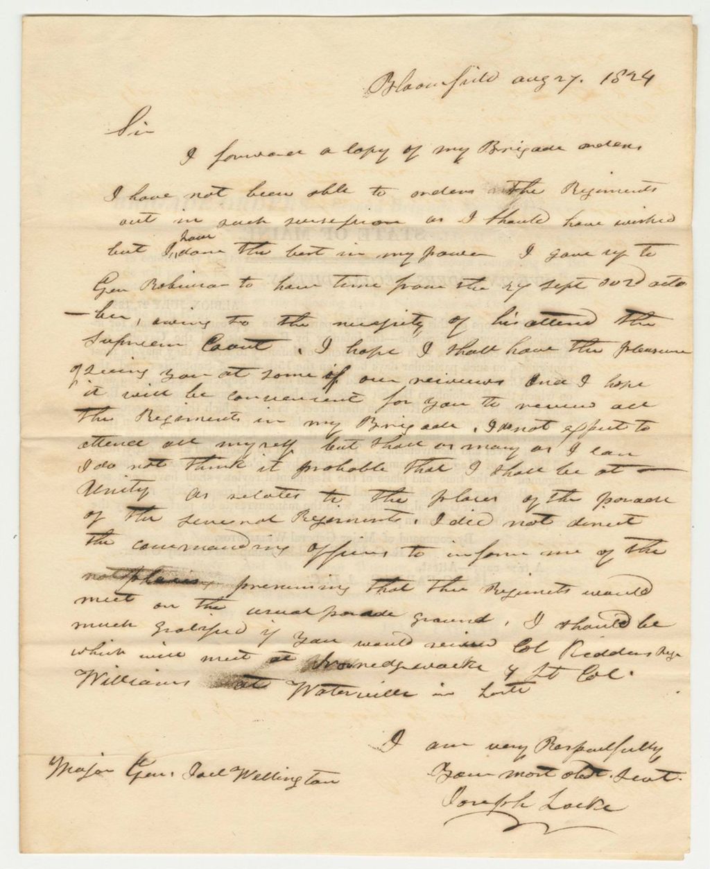 Miniature of Division Orders for the Second Brigade Second Division