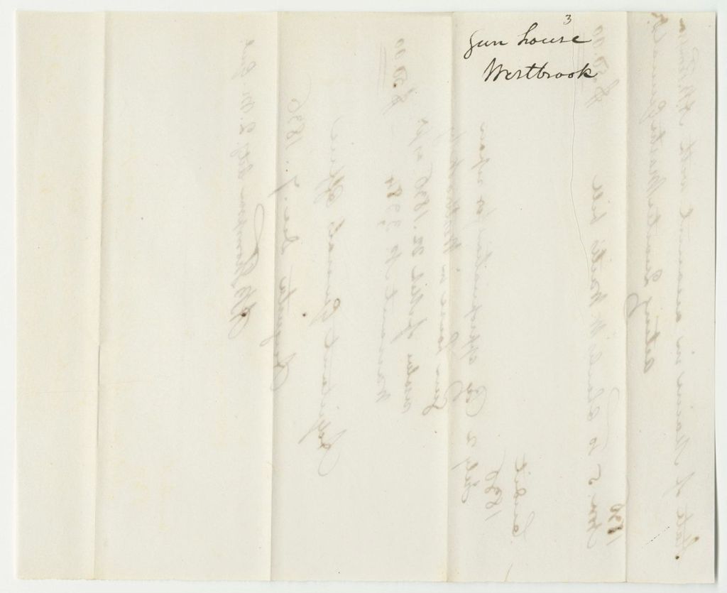 Miniature of Account of A.B. Thompson, Acting Quarter Master General, for Repairing the Gun House in Westbrook