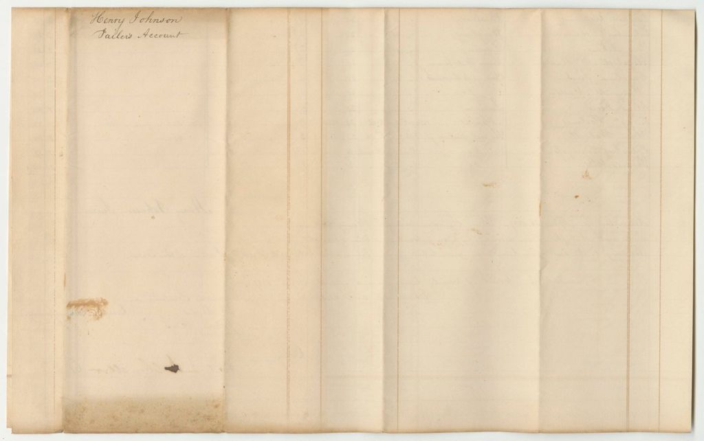 Miniature of Account of Henry Johnson, Keeper of the Prison in Augusta in the County of Kennebec, for the Support of Prisoners Therein Confined on Charges of Crimes or Offences Against the State from January 1st to April 30th 1837